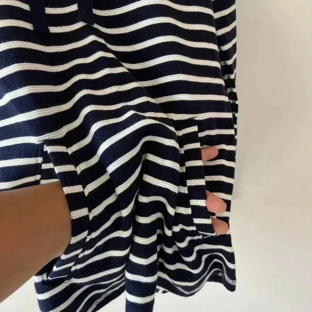 J. Crew Factory‎ Striped Funnelneck Sweatshirt Xs